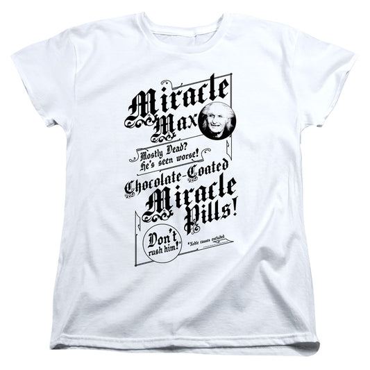 Princess Bride - Miracle Max - Short Sleeve Womens Tee - White T-shirt