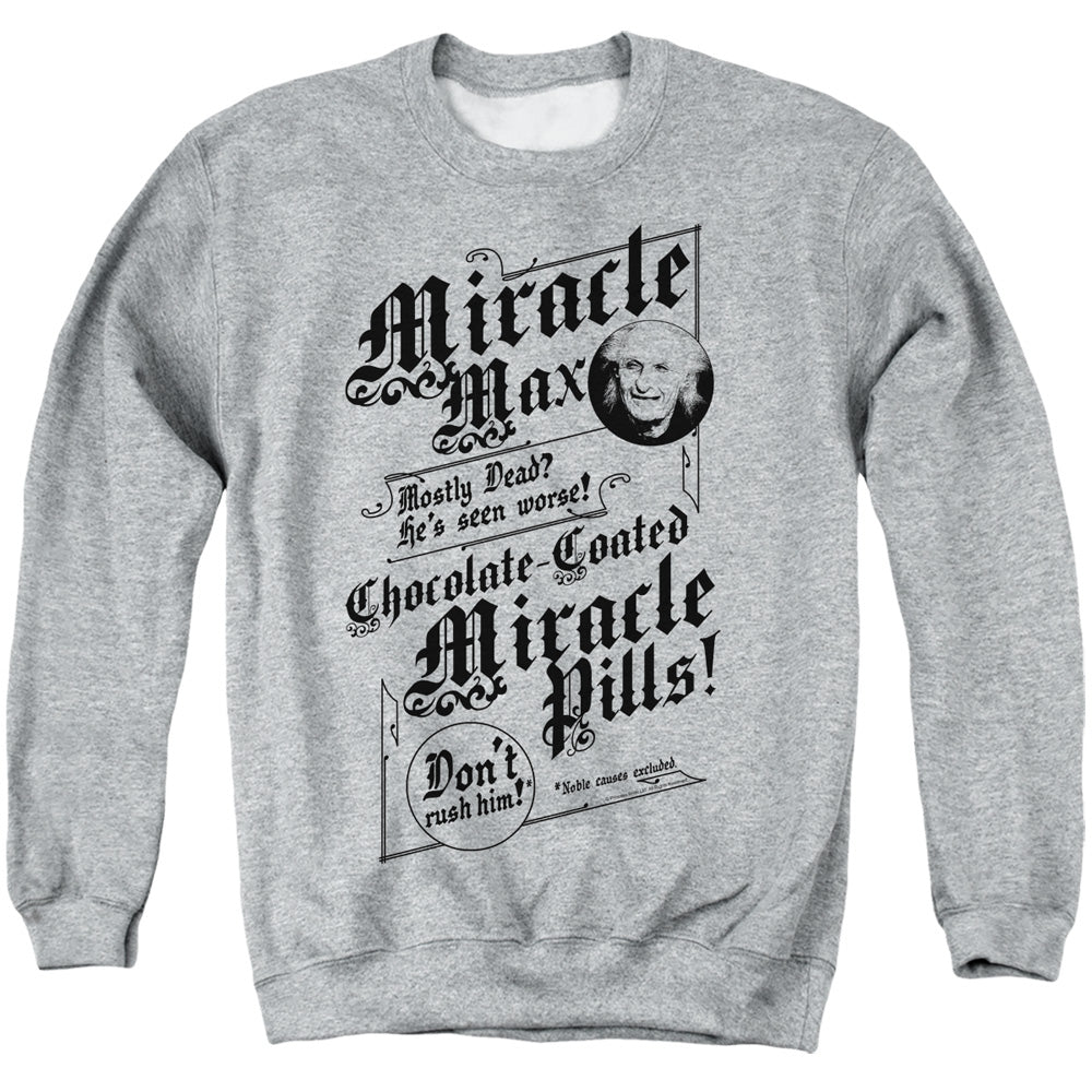 Princess Bride - Miracle Max - Adult Crewneck Sweatshirt - Athletic Heather