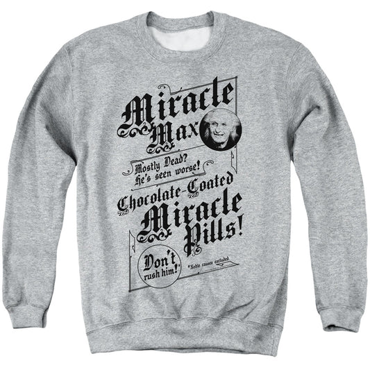 Princess Bride - Miracle Max - Adult Crewneck Sweatshirt - Athletic Heather