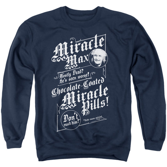 Princess Bride - Miracle Max - Adult Crewneck Sweatshirt - Navy