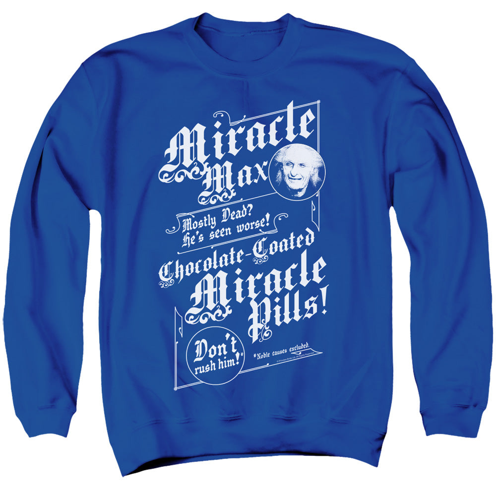 Princess Bride - Miracle Max - Adult Crewneck Sweatshirt - Royal Blue