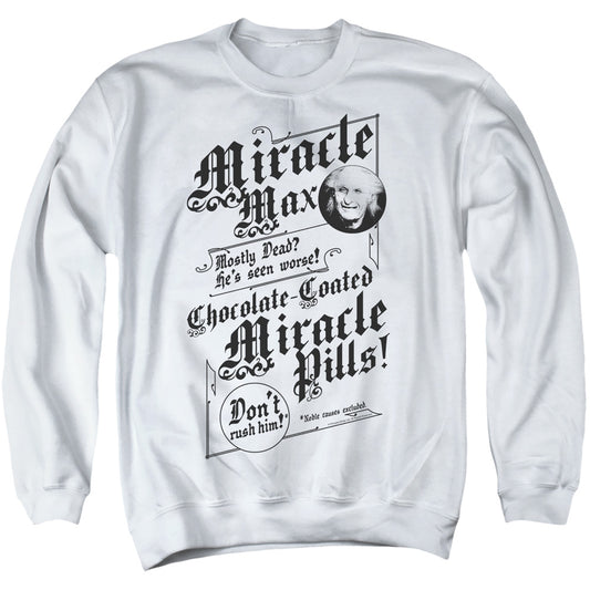 Princess Bride - Miracle Max - Adult Crewneck Sweatshirt - White