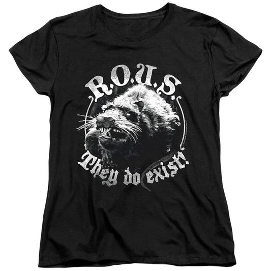 Princess Bride - They Do Exist - Short Sleeve Womens Tee - Black T-shirt