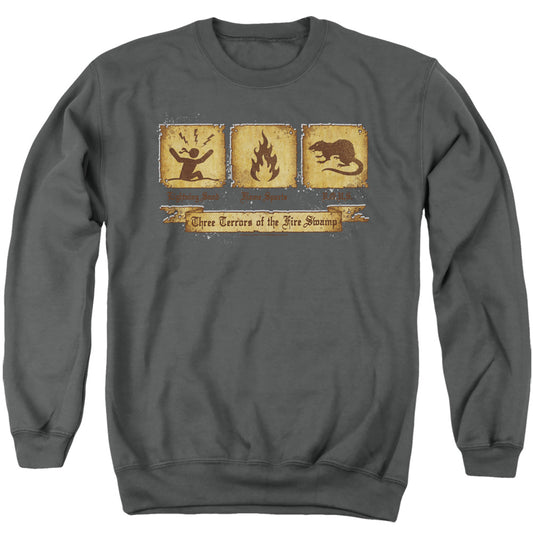 Princess Bride - Three Terrors - Adult Crewneck Sweatshirt - Charcoal