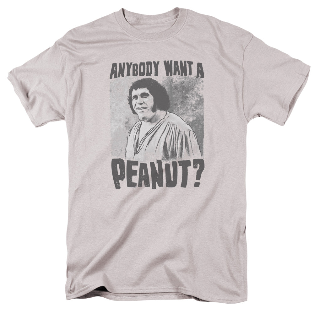 Princess Bride - A Giant Snack - Short Sleeve Adult 18/1 - Silver T-shirt