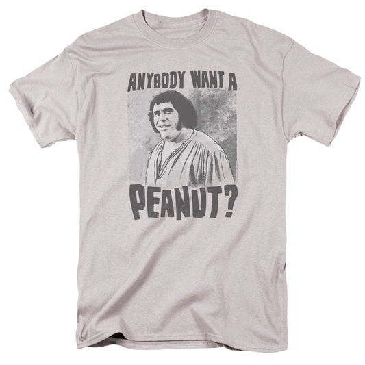 Princess Bride - A Giant Snack - Short Sleeve Adult 18/1 - Silver T-shirt