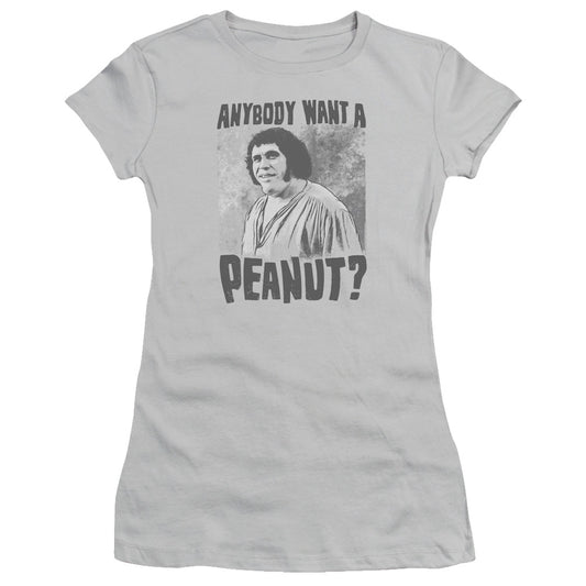 Princess Bride - A Giant Snack - Short Sleeve Junior Sheer - Silver T-shirt