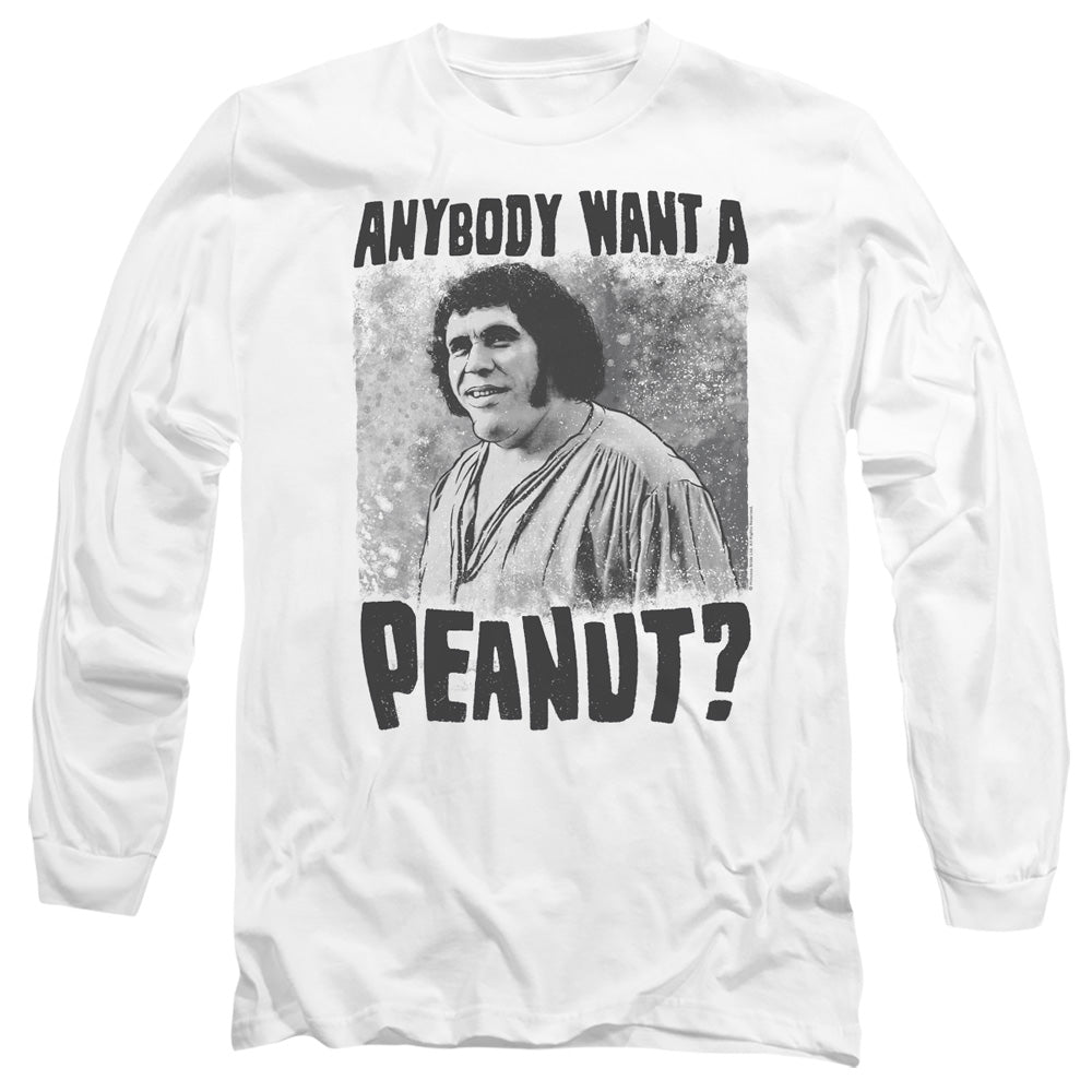 Princess Bride - A Giant Snack - Long Sleeve Adult 18/1 - White T-shirt