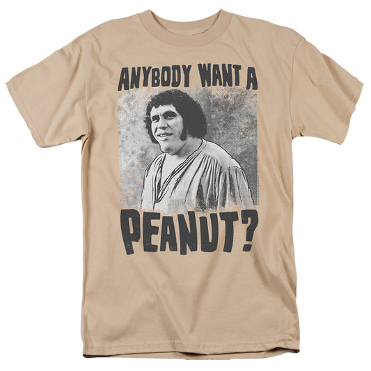 Princess Bride - A Giant Snack - Short Sleeve Adult 18/1 - Sand T-shirt