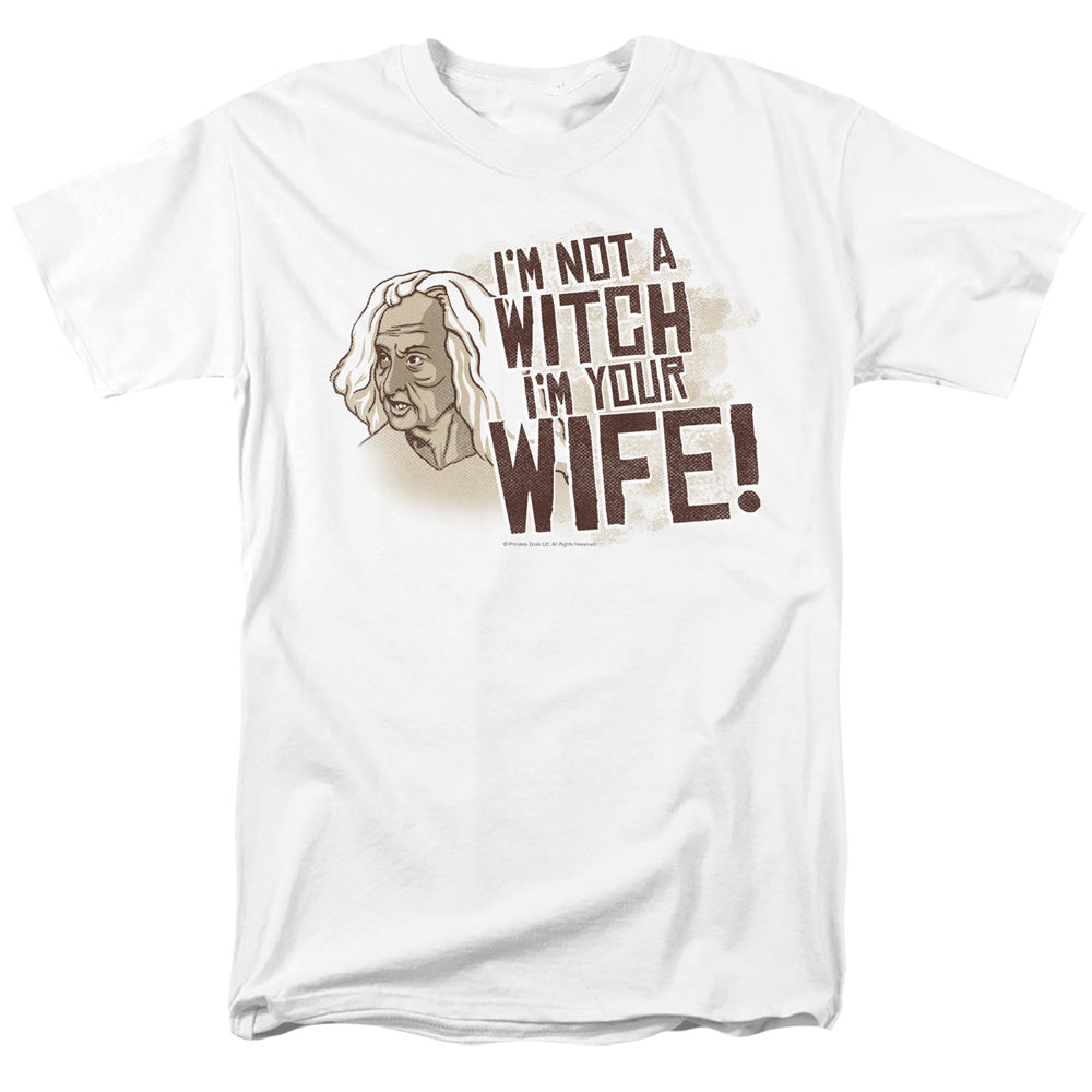 Princess Bride - Not A Witch - Short Sleeve Adult 18/1 - White T-shirt