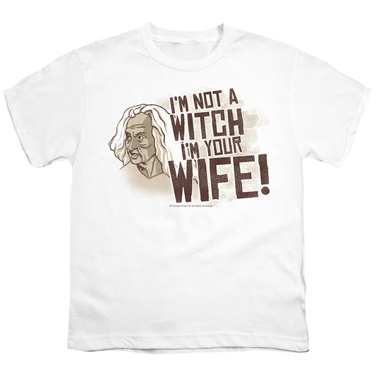 Princess Bride - Not A Witch - Short Sleeve Youth 18/1 - White T-shirt