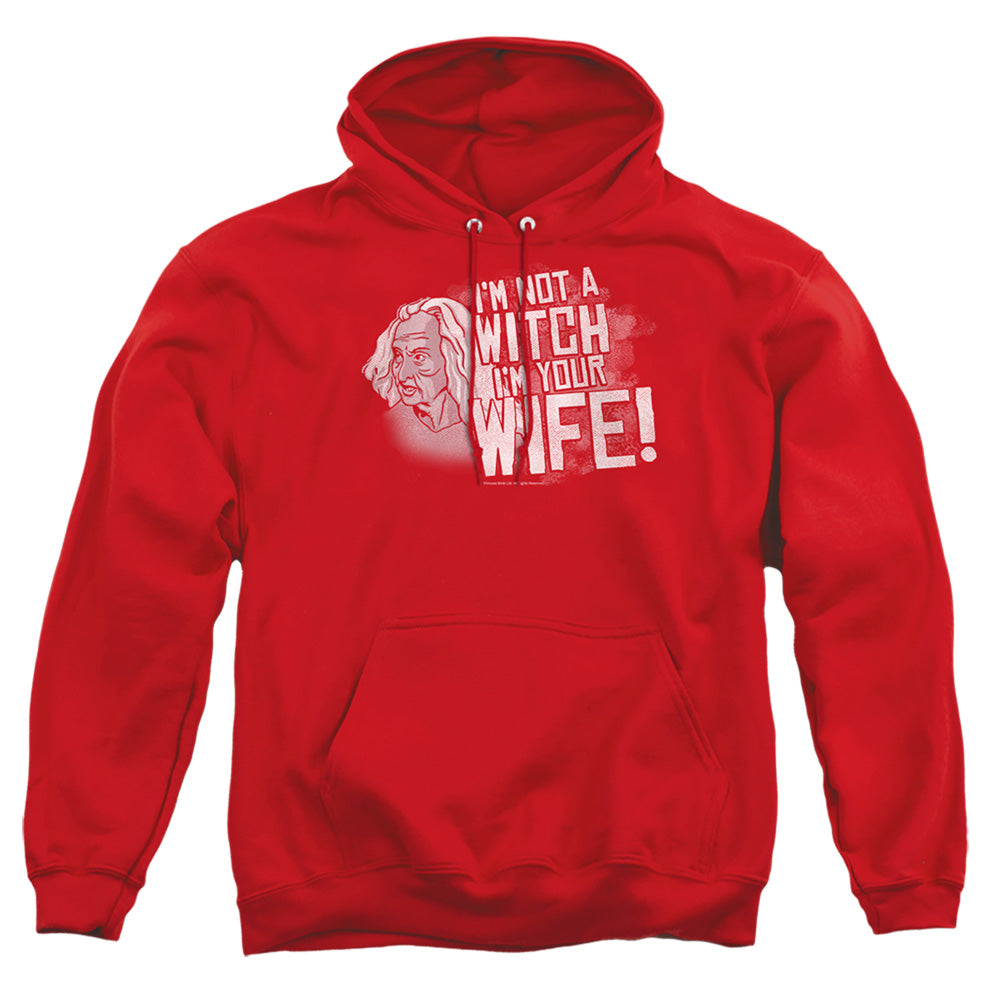 Princess Bride - Not A Witch - Adult Pull-over Hoodie - Red