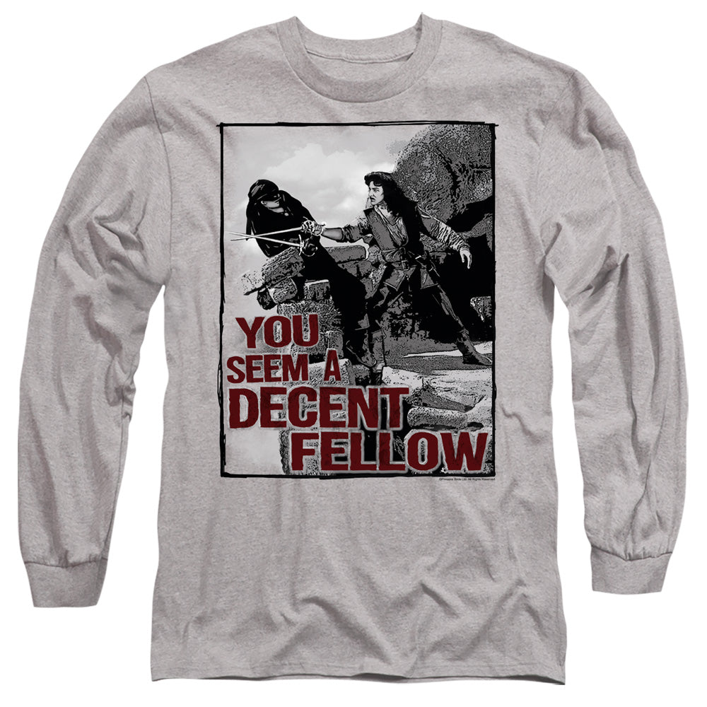 Princess Bride - Fellow - Long Sleeve Adult 18/1 - Athletic Heather T-shirt