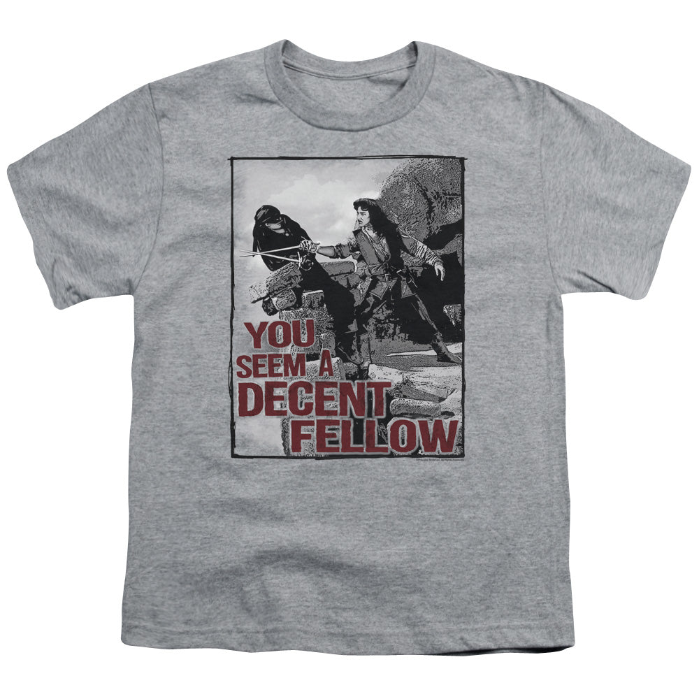 Princess Bride - Fellow - Short Sleeve Youth 18/1 - Athletic Heather T-shirt