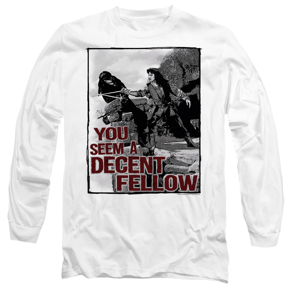 Princess Bride - Fellow - Long Sleeve Adult 18/1 - White T-shirt