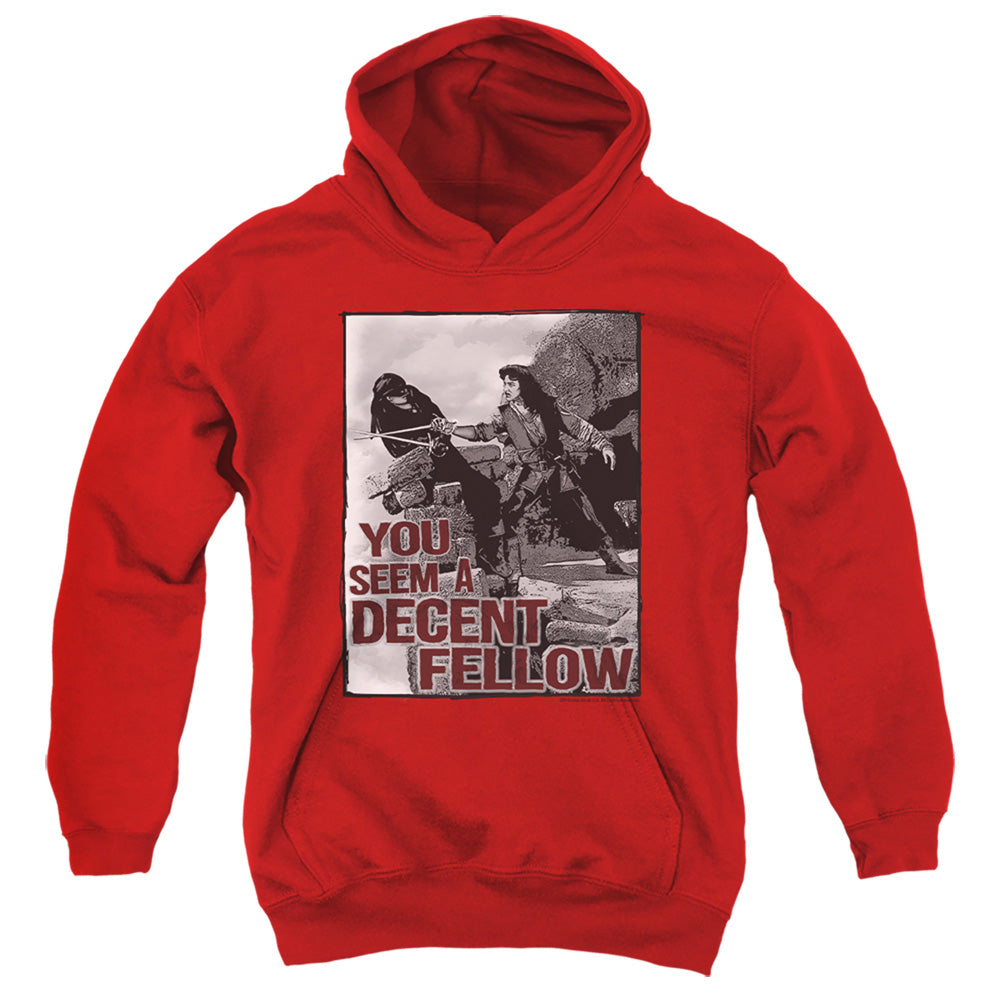 Princess Bride - Fellow - Youth Pull-over Hoodie - Red