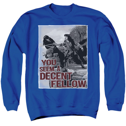 Princess Bride - Fellow - Adult Crewneck Sweatshirt - Royal Blue