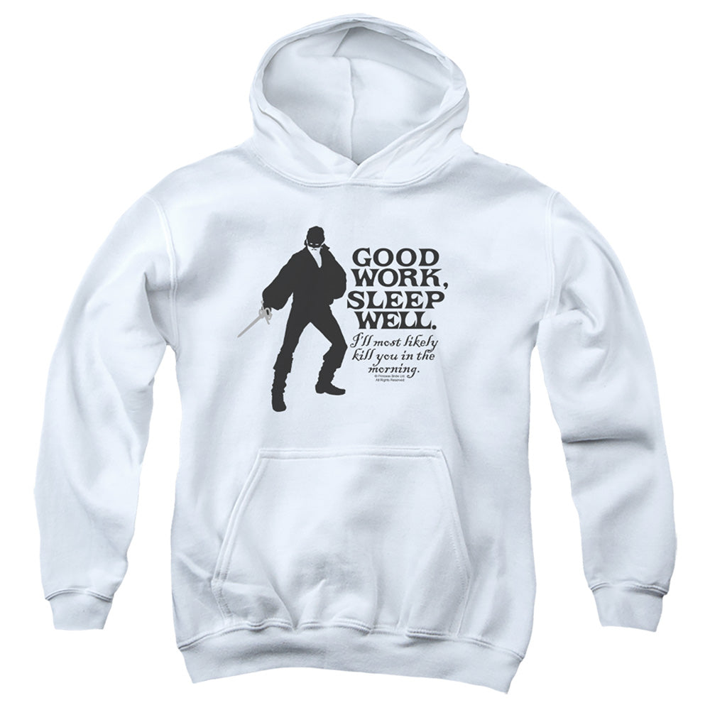 Princess Bride - Good Work - Youth Pull-over Hoodie - White
