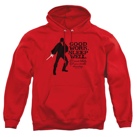 Princess Bride - Good Work - Adult Pull-over Hoodie - Red