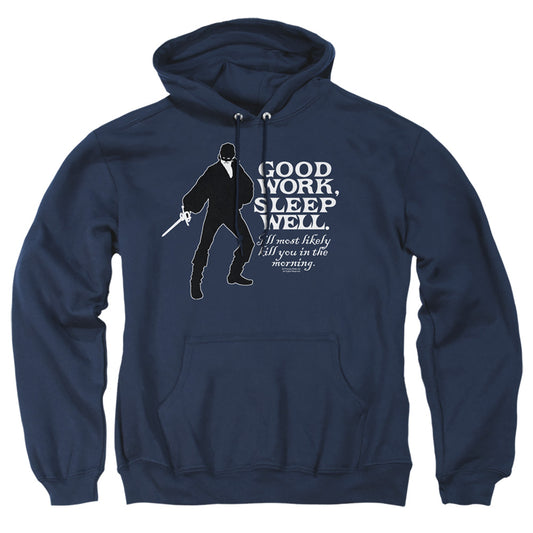 Princess Bride - Good Work - Adult Pull-over Hoodie - Navy