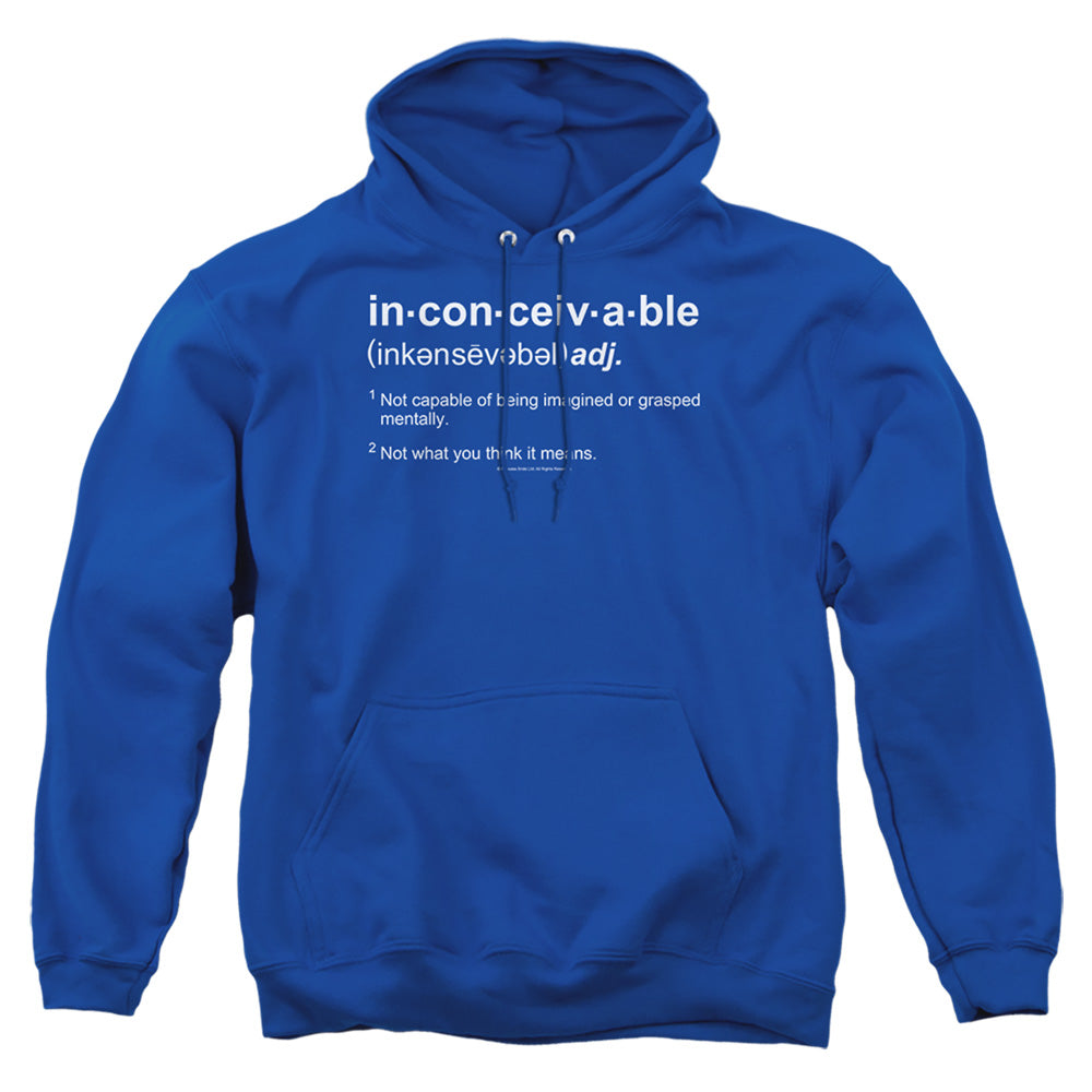 Princess Bride - Definition - Adult Pull-over Hoodie - Royal Blue
