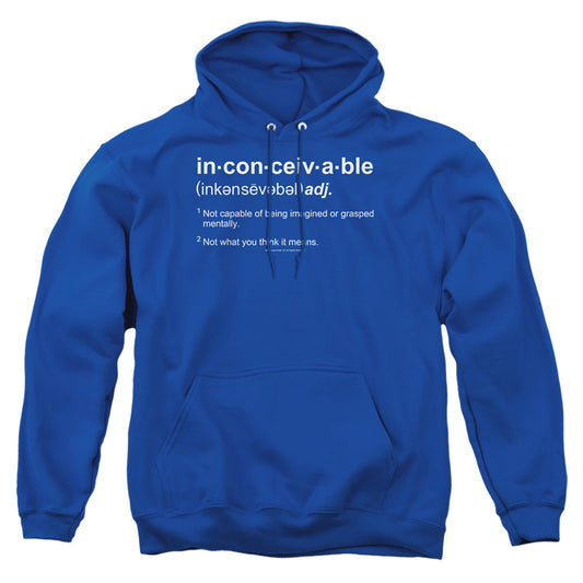 Princess Bride - Definition - Adult Pull-over Hoodie - Royal Blue