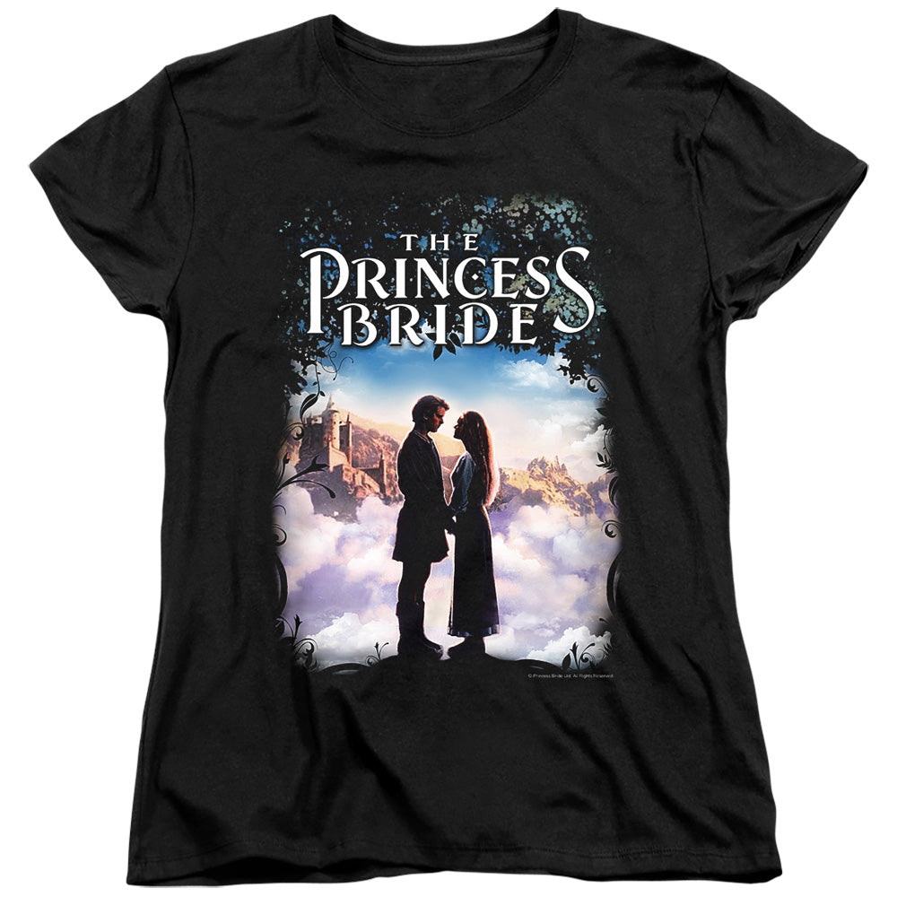 Princess Bride - Storybook Love - Short Sleeve Womens Tee - Black T-shirt
