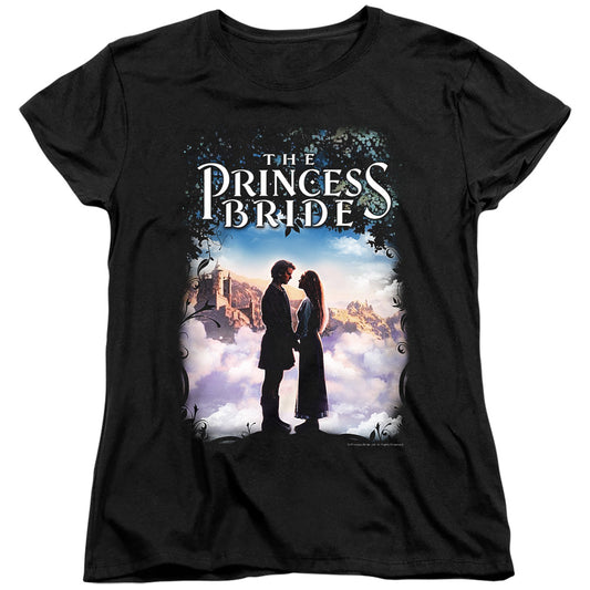 Princess Bride - Storybook Love - Short Sleeve Womens Tee - Black T-shirt