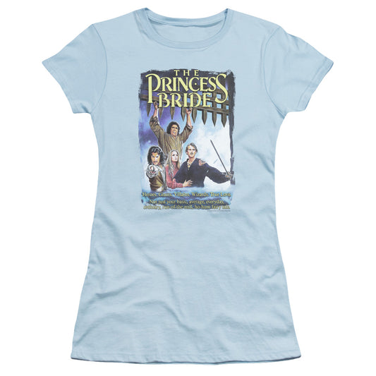 Princess Bride - Alt Poster - Short Sleeve Junior Sheer - Light Blue T-shirt