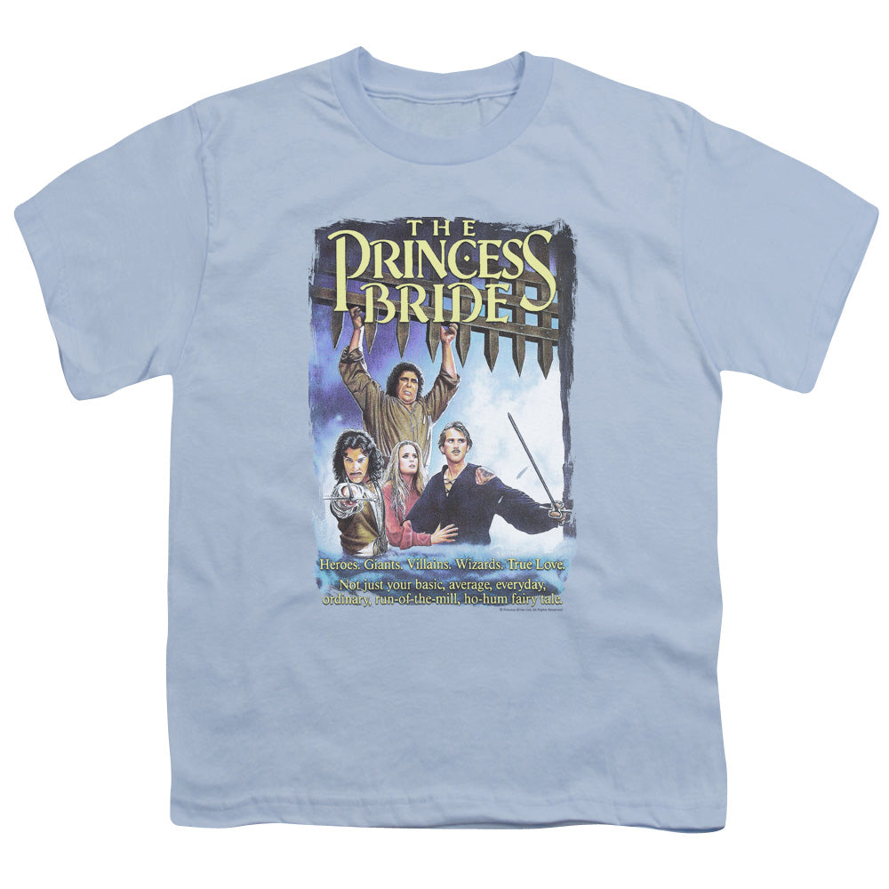 Princess Bride - Alt Poster - Short Sleeve Youth 18/1 - Light Blue T-shirt