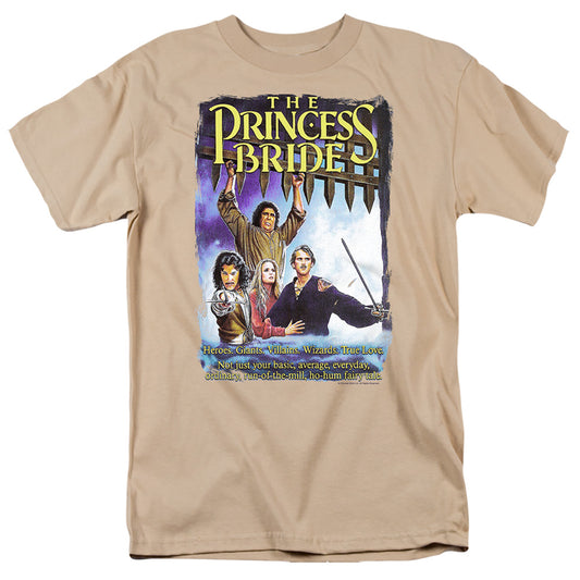 Princess Bride - Alt Poster - Short Sleeve Adult 18/1 - Sand T-shirt