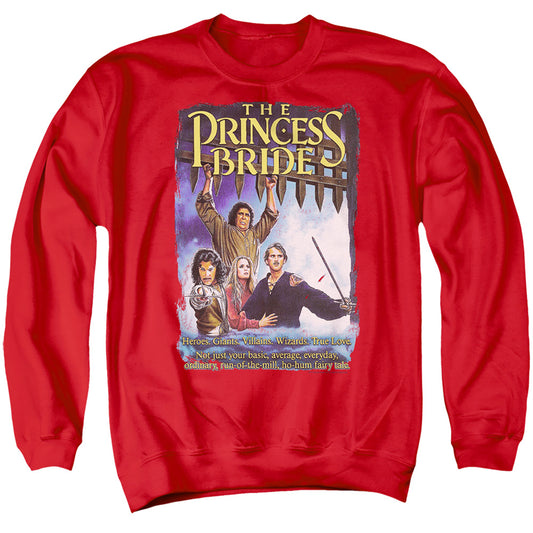Princess Bride - Alt Poster - Adult Crewneck Sweatshirt - Red