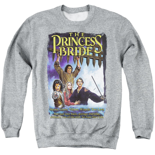 Princess Bride - Alt Poster - Adult Crewneck Sweatshirt - Athletic Heather