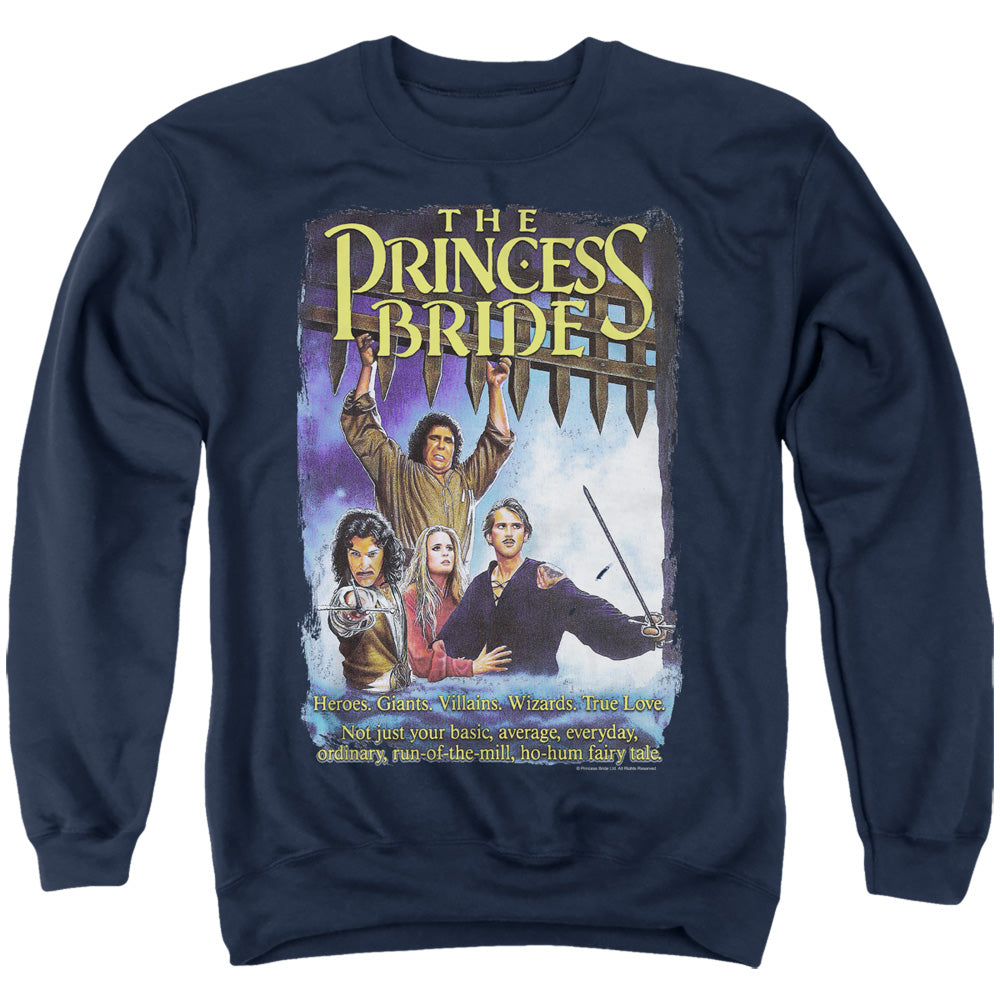Princess Bride - Alt Poster - Adult Crewneck Sweatshirt - Navy
