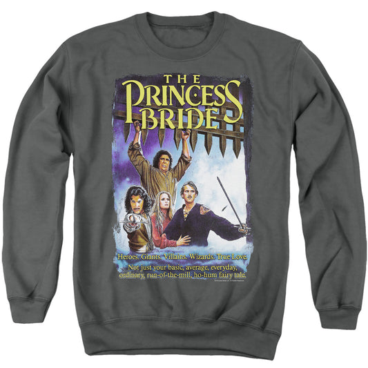 Princess Bride - Alt Poster - Adult Crewneck Sweatshirt - Charcoal