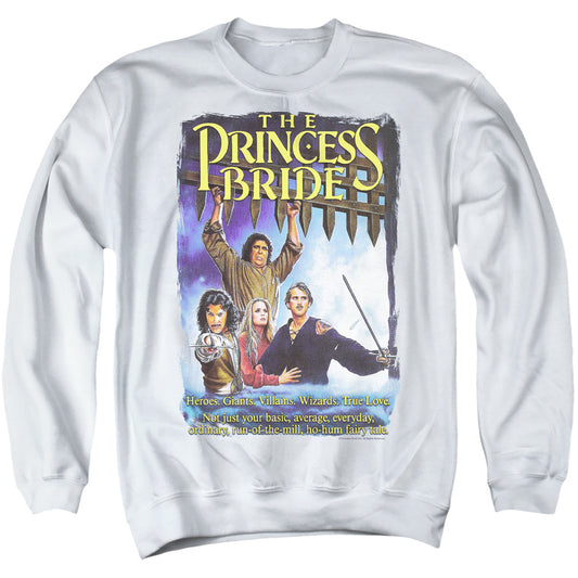 Princess Bride - Alt Poster - Adult Crewneck Sweatshirt - White