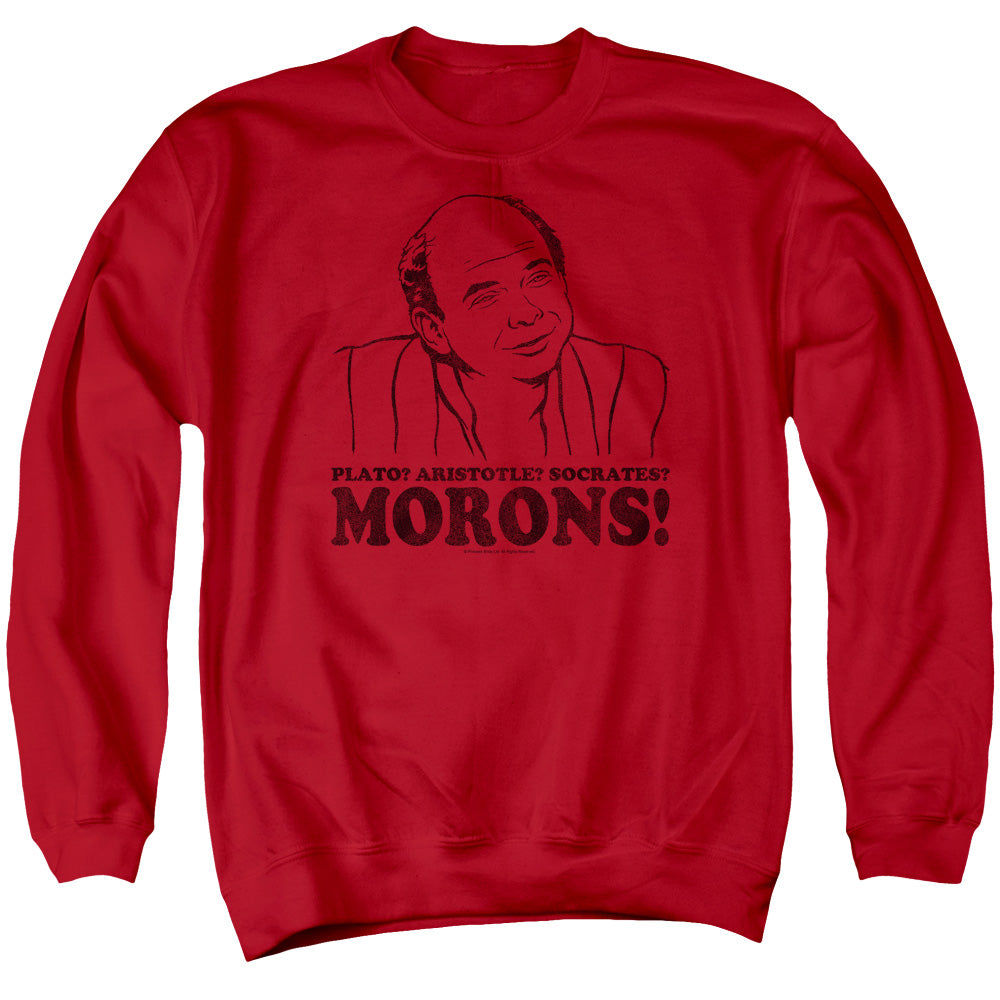 Princess Bride - Morons - Adult Crewneck Sweatshirt - Red