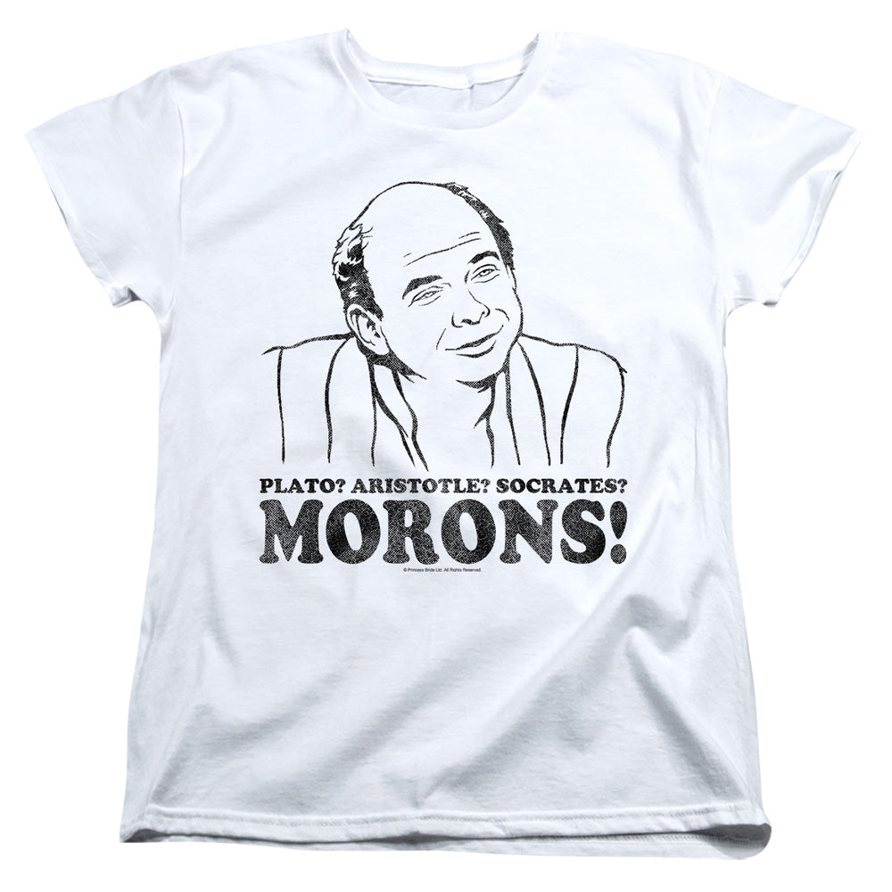 Princess Bride - Morons - Short Sleeve Womens Tee - White T-shirt