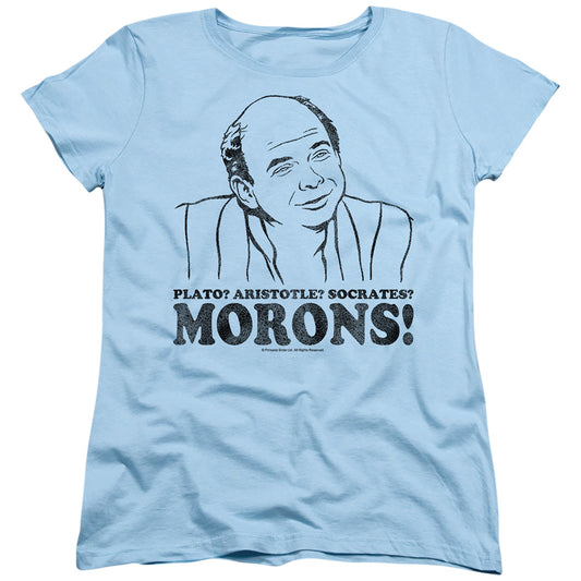 Princess Bride - Morons - Short Sleeve Womens Tee - Light Blue T-shirt