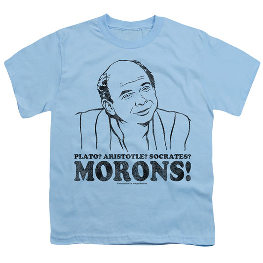 Princess Bride - Morons - Short Sleeve Youth 18/1 - Light Blue T-shirt