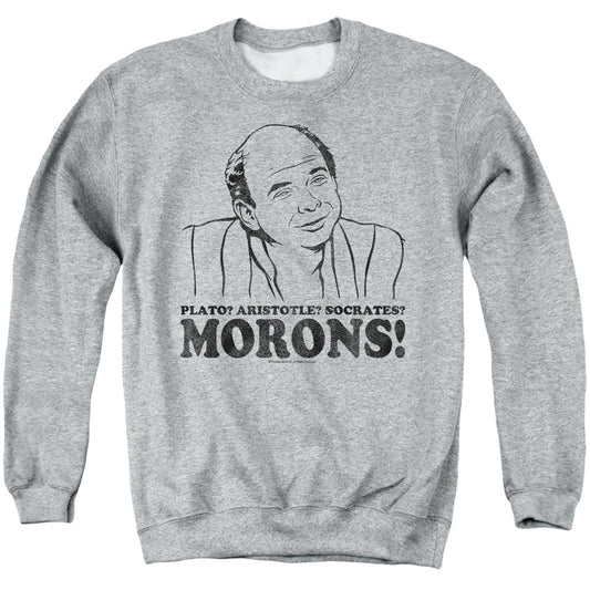 Princess Bride - Morons - Adult Crewneck Sweatshirt - Athletic Heather