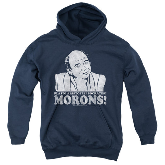 Princess Bride - Morons - Youth Pull-over Hoodie - Navy