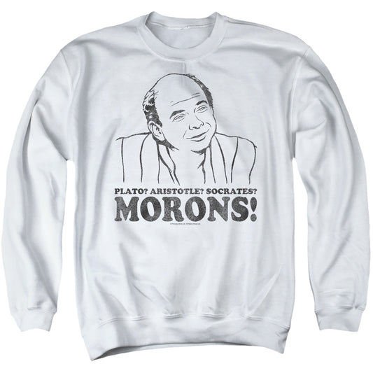 Princess Bride - Morons - Adult Crewneck Sweatshirt - White