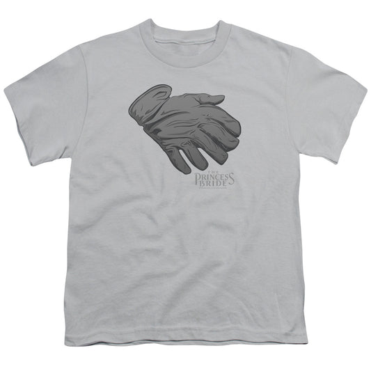 Princess Bride - Six Fingered Glove - Short Sleeve Youth 18/1 - Silver T-shirt