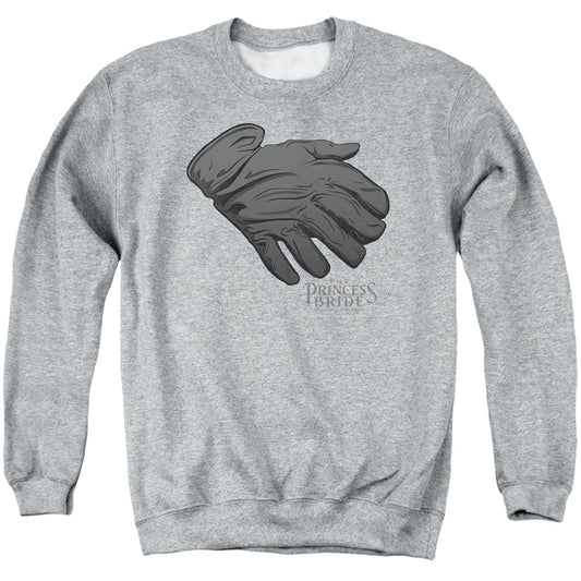 Princess Bride - Six Fingered Glove - Adult Crewneck Sweatshirt - Athletic Heather