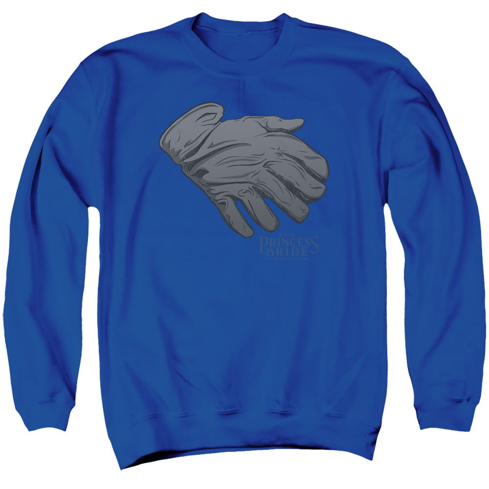 Princess Bride - Six Fingered Glove - Adult Crewneck Sweatshirt - Royal Blue