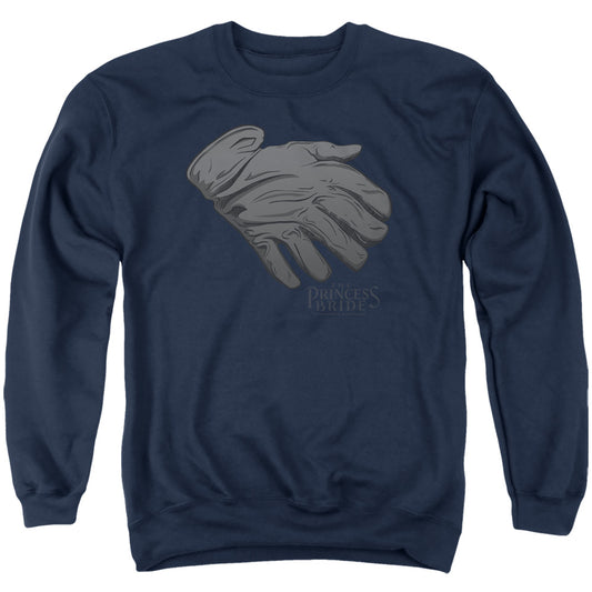 Princess Bride - Six Fingered Glove - Adult Crewneck Sweatshirt - Navy