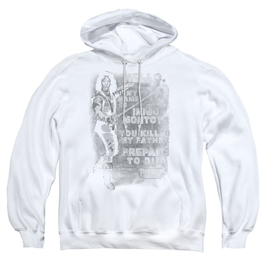 Princess Bride - Hello Again - Adult Pull-over Hoodie - White