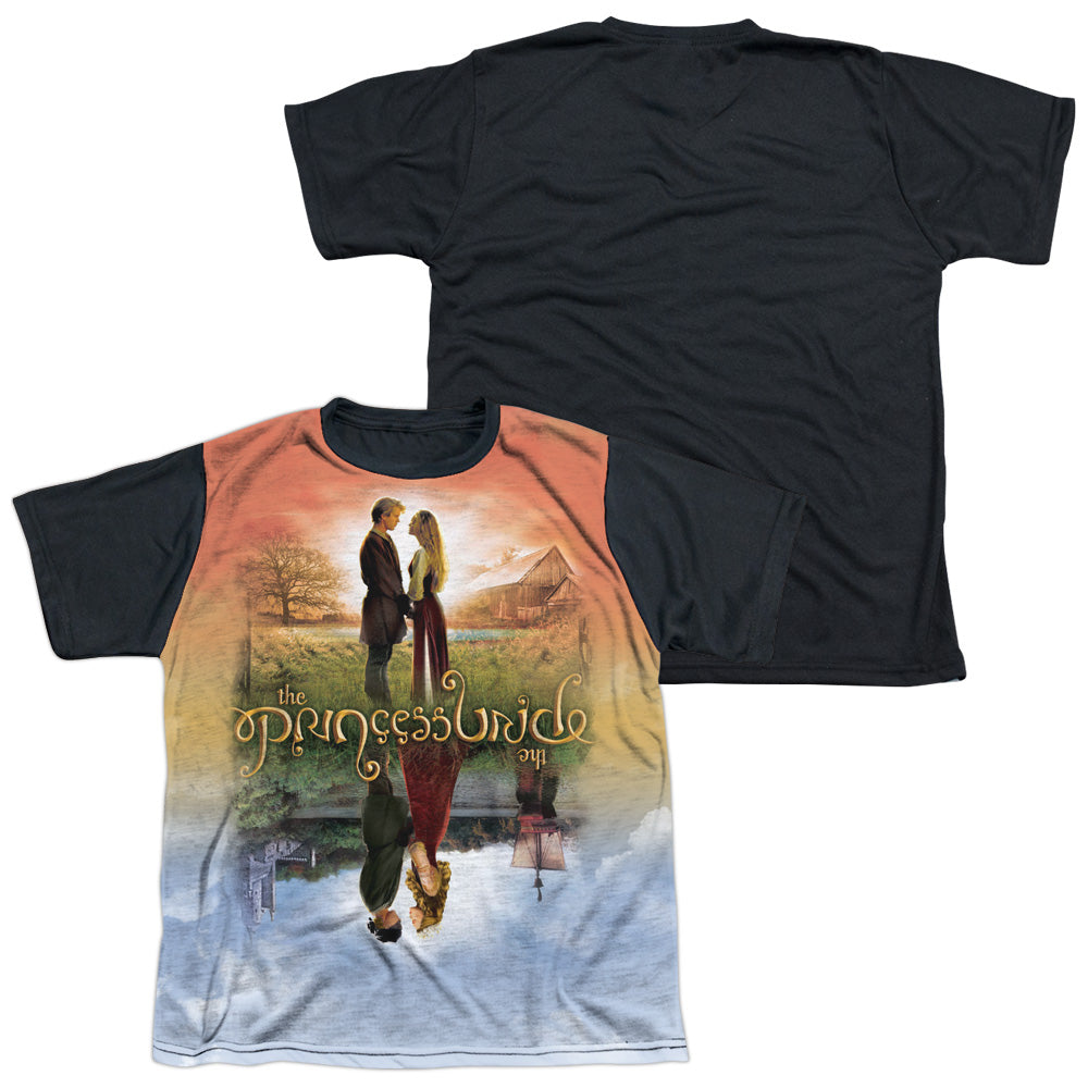 Princess Bride - Poster Sub - Short Sleeve Youth White Front Black Back   - White T-shirt