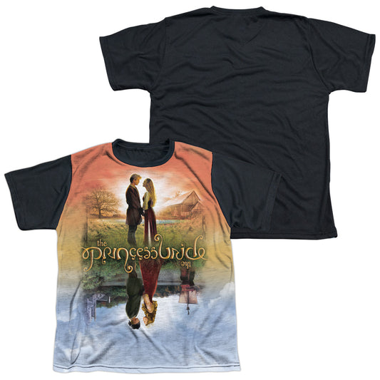 Princess Bride - Poster Sub - Short Sleeve Youth White Front Black Back   - White T-shirt